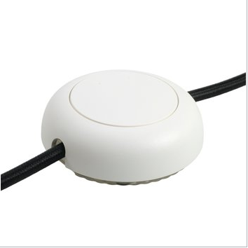 LED Schnurdimmer 3-55W für Hand-und Fussbetätigung - absolut geräuschlos - Farbe weiss
