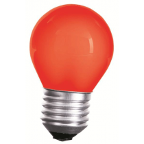 LED Lampe • E27 • 230V/AC • 1,0W (1W=10W) • 20lm • rot • 270° • 45x70mm • 