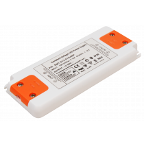 Trafo elektronisch (extrem flach) für LED P100-240V/AC - S12V/DC • 1-15W / nicht dimmbar  • Abm. L128mmxB50mmxH12mm