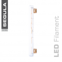 LED super warm weiss S14s - 300mm 30cm Glas klar klarglas 2200 Kelvin 8W