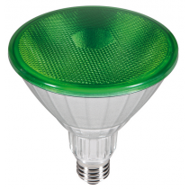 Outdoor LED Strahler GRÜN PAR38 230V/AC E27 IP65 40° (18W =120W) • 660lm  L130,0mm • D123,0mm