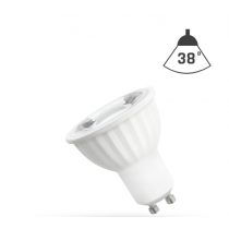 LED Strahler GU10 4W 230V/AC 50Hz (4,0W = 40W) 6000K kaltweiss • 410lm • 38° Grad Abstrahlwinkel