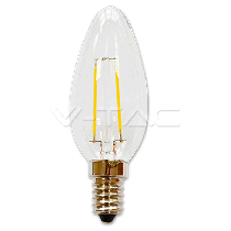LED Glühfadenlampe - 2 Watt - 230V/AC - Fassung E14