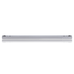 Fassung S14s Linenlampe [Linestra] 1000mm - Kunststoff - silber mit Ein- Ausschalter