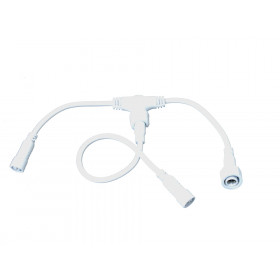 T-Verbinder Kabel • für GoLeaf LED Pflanzenleuchte • IP65 • Kabelfarbe weiss • Serie TIP65