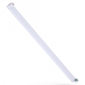 LED Lichtleiste / Fassung für Röhren T8 (nur LED) 600mm Länge • Farbe weiss
