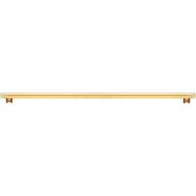 LED S14s L=1000mm - Linienlampe aus Klarglas gold 360° • 13W/820 • (13W=63W) • 2000K superwarmweiss • 860lm • 220-240V/AC/50-60Hz • dimmbar ja