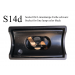Fassung/Sockel für Linienlampen &  Linestra S14d - schwarz matt - Ansicht 3