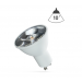 LED Strahler GU10 6W 230V/AC 50Hz (6,0W = 45W) 3000K warmweiss • 400lm • 10° Grad Abstrahlwinkel