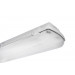 LED Feuchtraumleuchte 2-flammig für T8 LED Röhren 600mm (nur LED) • grau • IP66 (ohne Vorschaltgerät) • L662xB145xH111 mm 