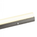 Fassung/Lichtleiste für Linienlampen mit 2x S14s Sockel - 50cm Länge - Farbe silber